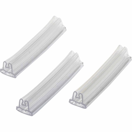 Brady Label Holder, 1.18in W, Pack of 500 Each, Clear PVC, 500PK DMC-1.3/3-30